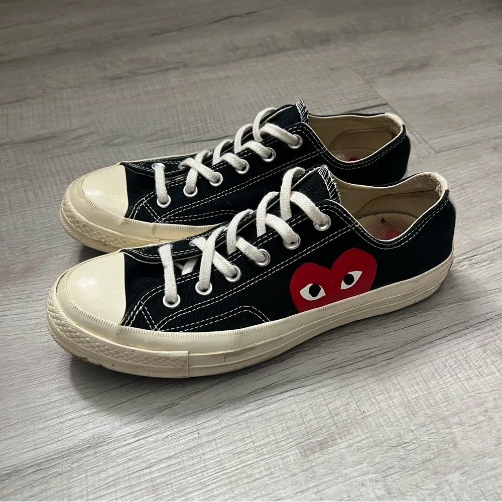 COMME DES GARCONS x Converse All Star Chuck Taylor '70 Low-Top Sneakers 8
